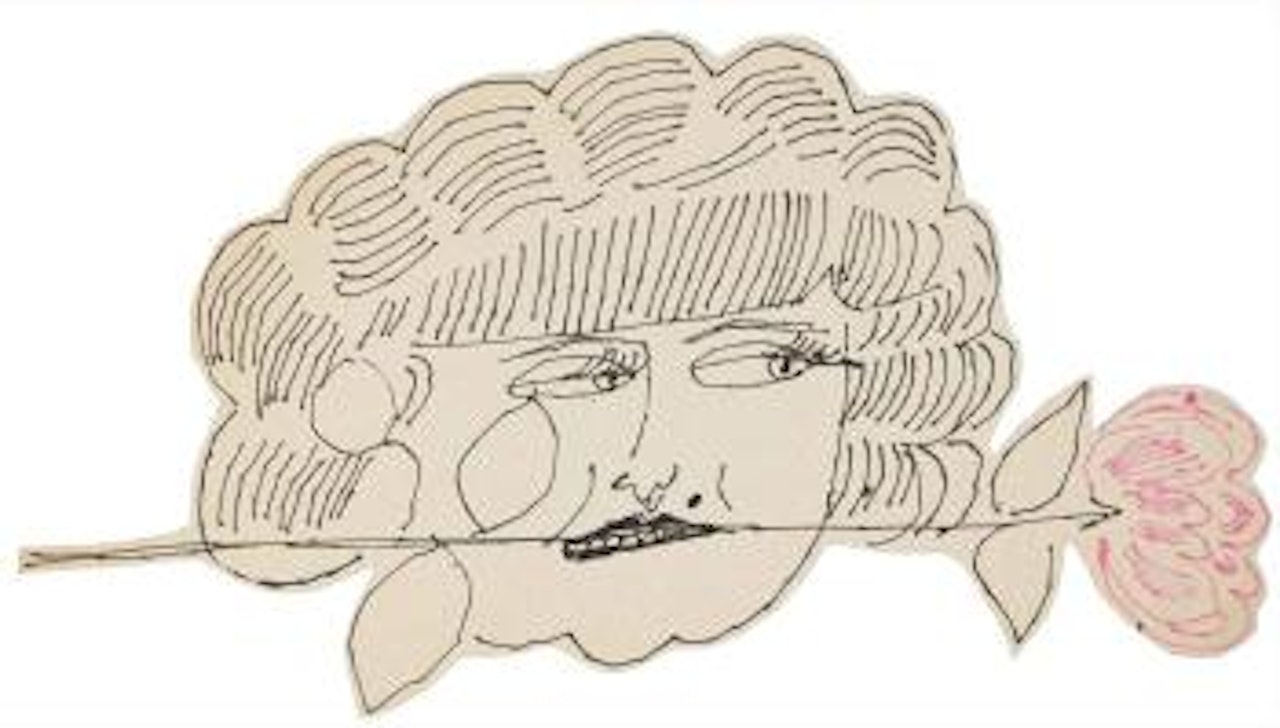 Hermine Gingold by Andy Warhol