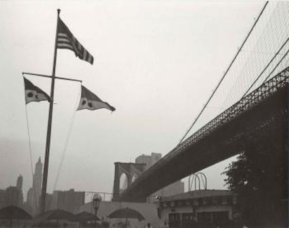 Brooklyn Bridge and Manhattan Skyline by Andy Warhol