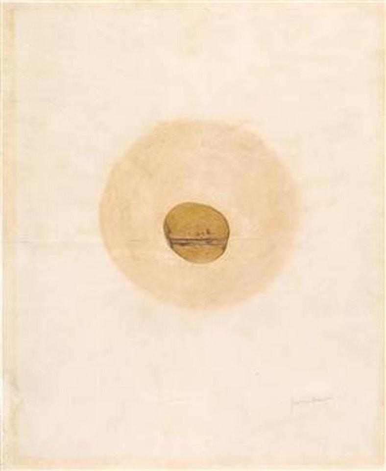 Studio per ambiente spaziale by Lucio Fontana