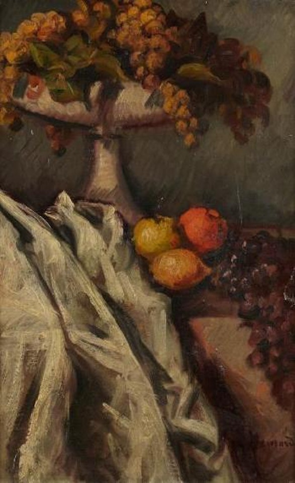 Nature morte au raisin et au citron by Emile Bernard