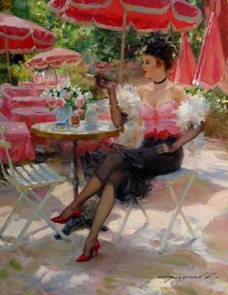 Sur la terrasse by Constantin Razoumov