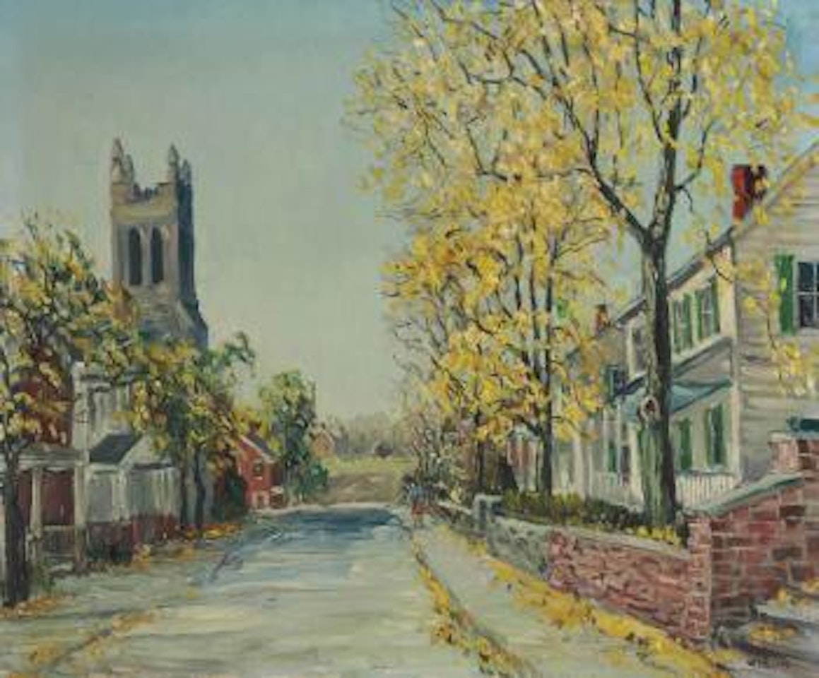 Green Street, Autumn by Walter Emerson Baum