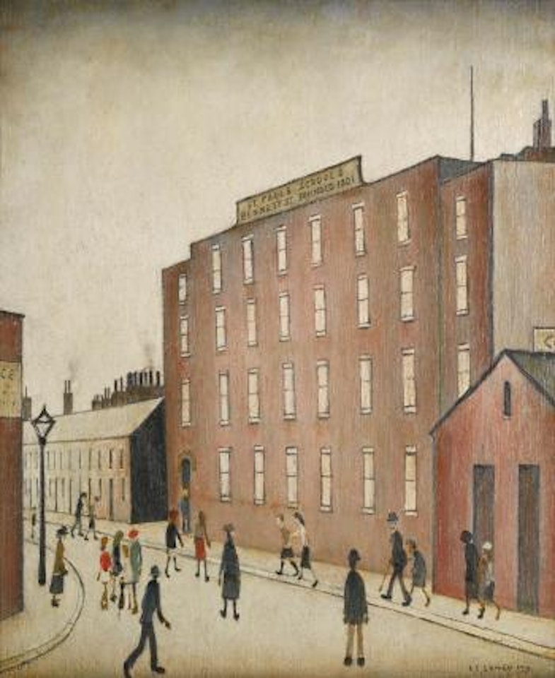 St Paul's School, Bennett Street by Laurence Stephen Lowry