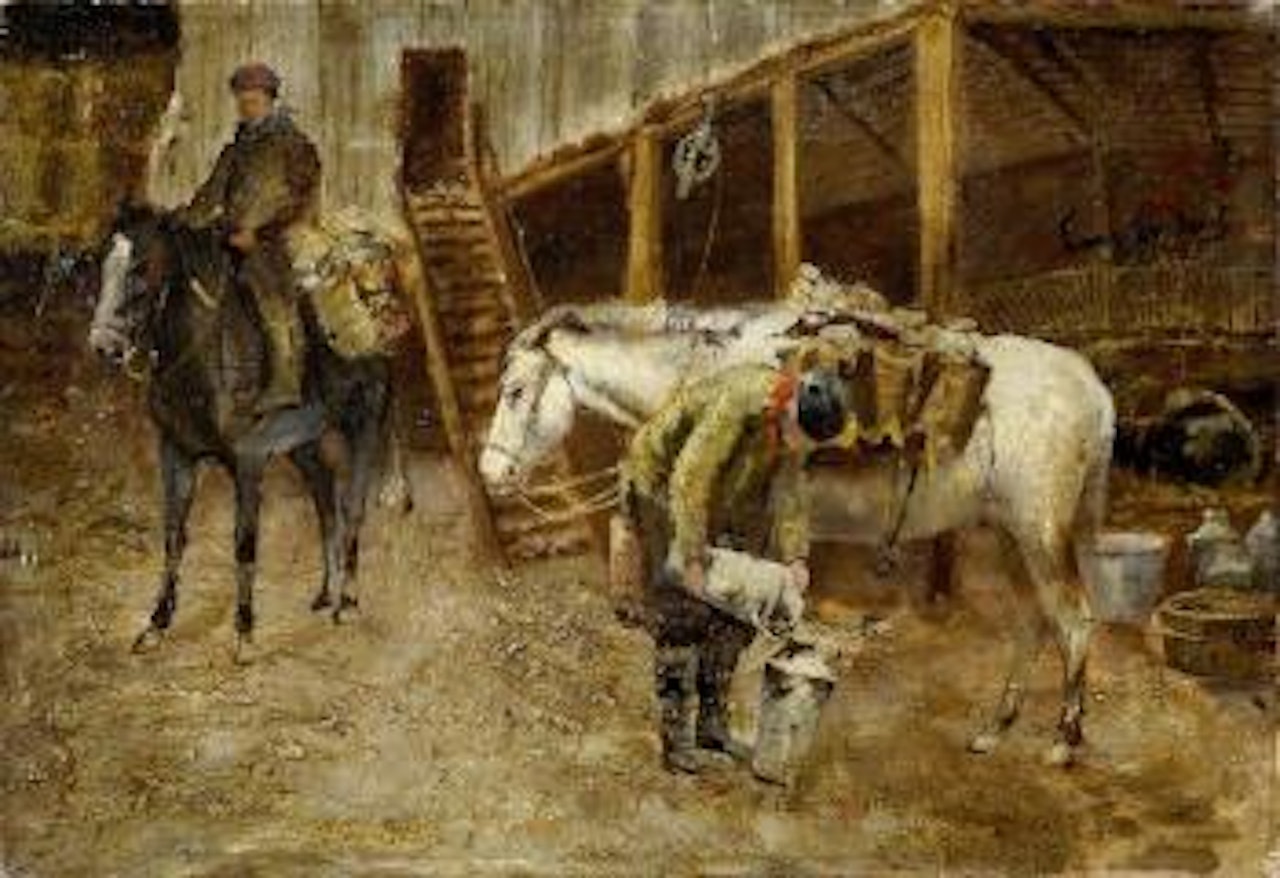 Les laitiers by Frans de Beul