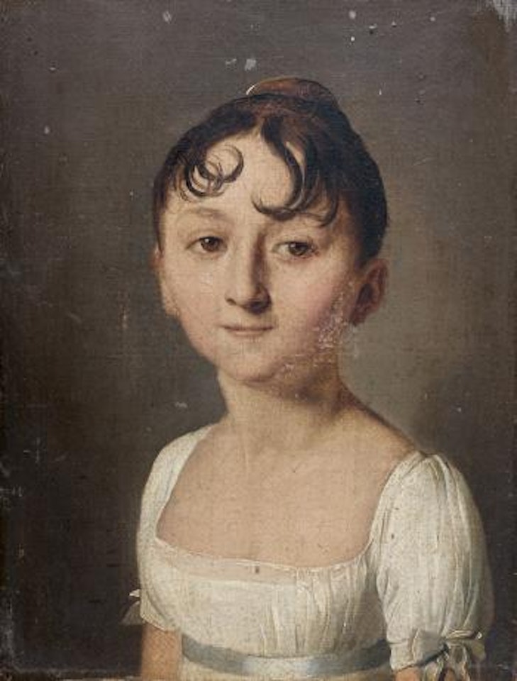 Portrait de mademoiselle Monsel, future épouse de Monsieur Pinson, marquis de Valpinçon by Louis-Leopold Boilly