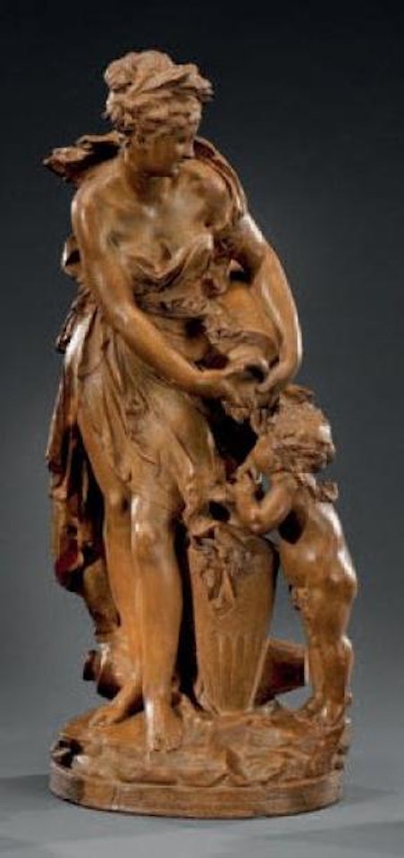 Nymphe et l'Amour by Albert-Ernest Carrier-Belleuse