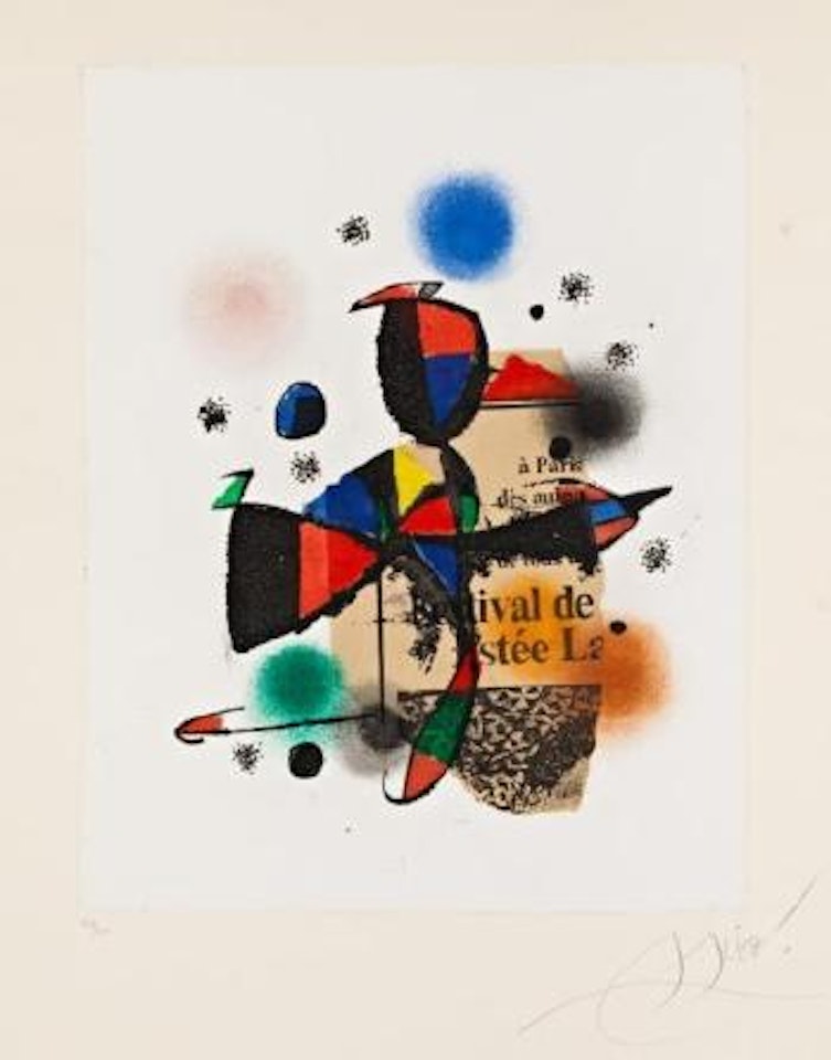 Gaudi XV by Joan Miró