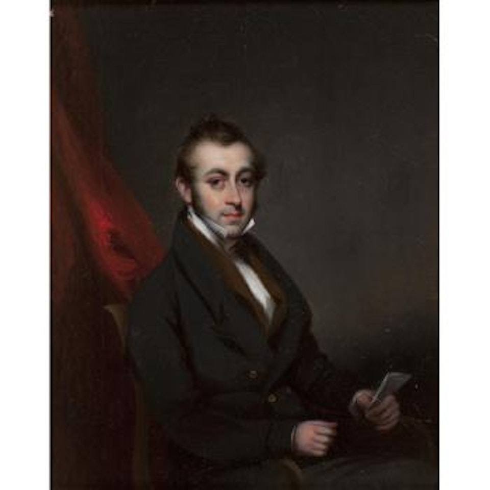 Portrait of a seated gentleman by George Chinnery