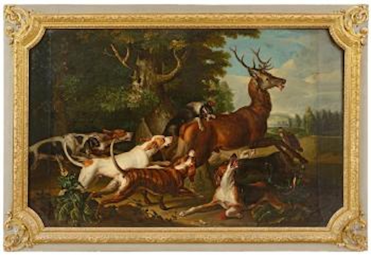 Le débuché de cerf by Alexandre-Francois Desportes by French School