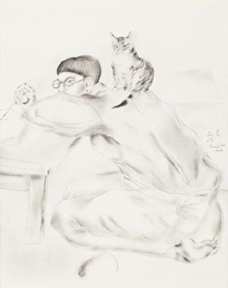 Study for Mon Portrait by Leonard Tsuguharu Foujita