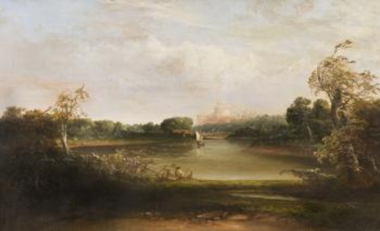Man Fishing in a Stream by Thomas Doughty