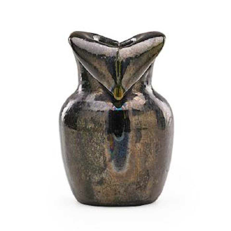 Vessel With Folded Rim by George E. Ohr