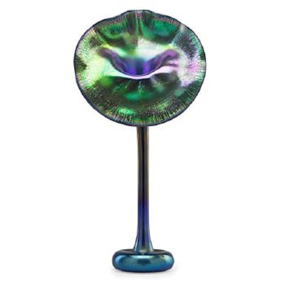 Fine And Large Jack-in-the-pulpit Vase by Tiffany Studios