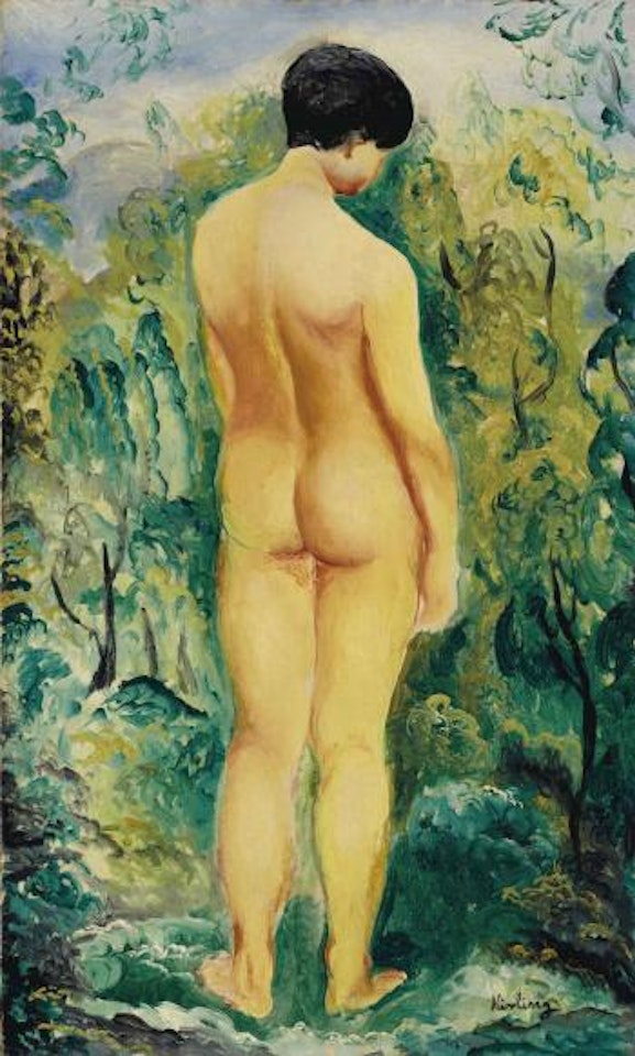 Nu de dos by Moïse Kisling