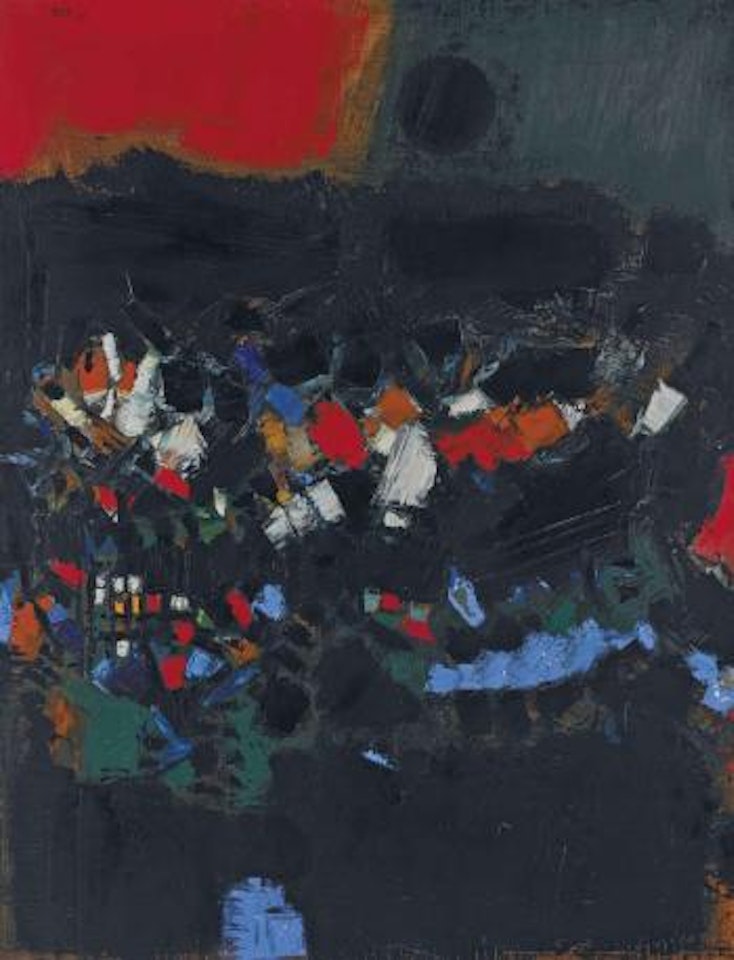 Paysage by Sayed Haider Raza