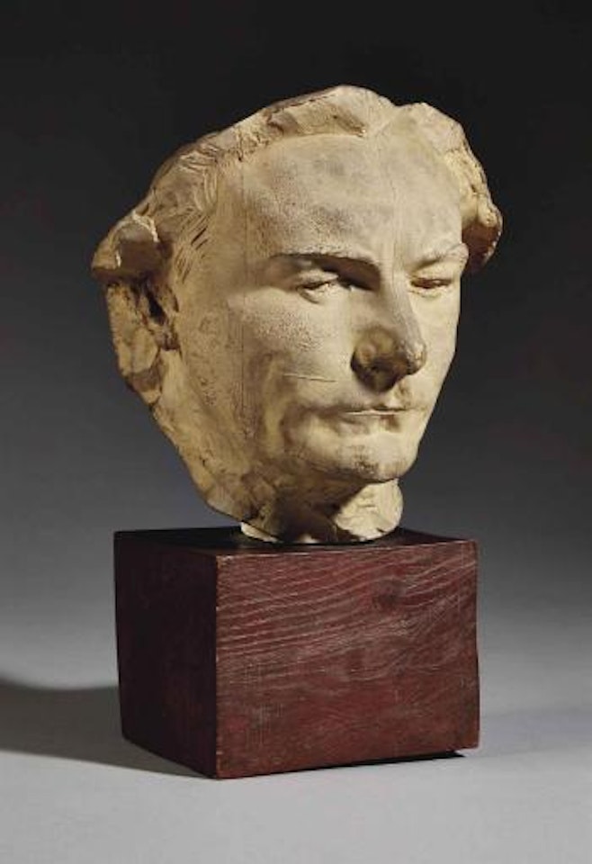 Masque de John Wesley De Kay, Dit Aussi Masque De Dante by Auguste Rodin