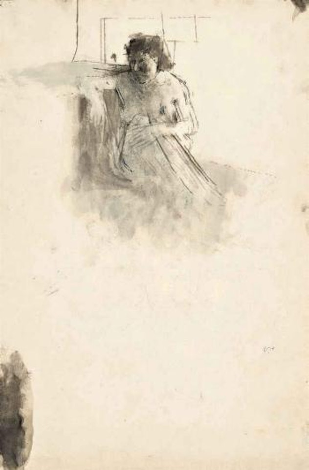 Seated Woman by David Hockney
