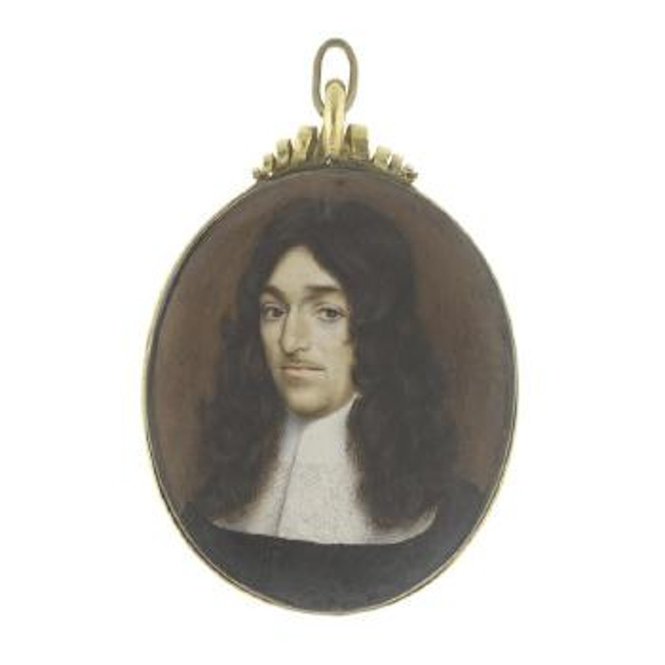 A Gentleman, wearing black doublet and white lawn collar finished with lace by David Des Granges