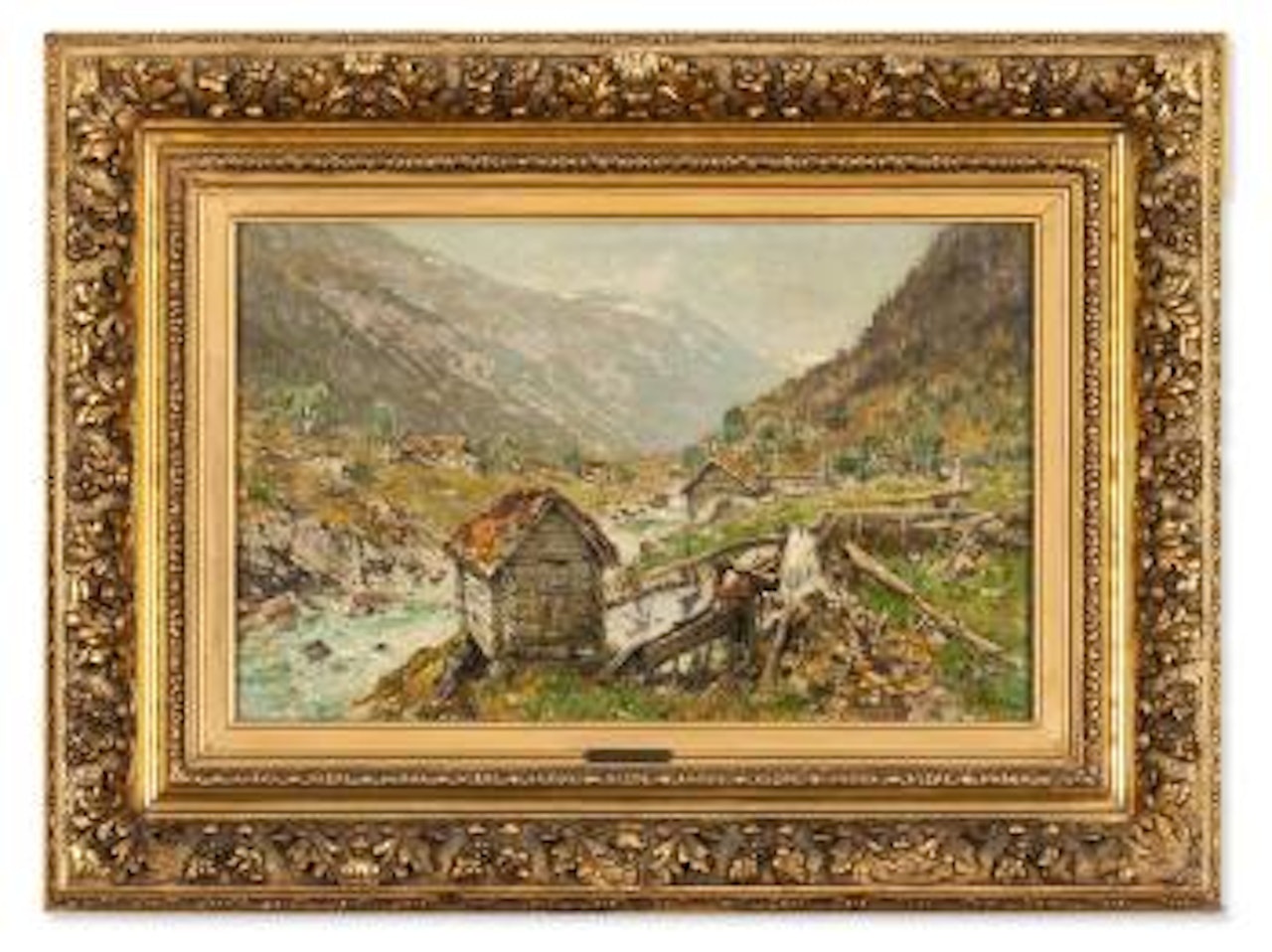 Balholm At The Sognefjord by Walter Moras