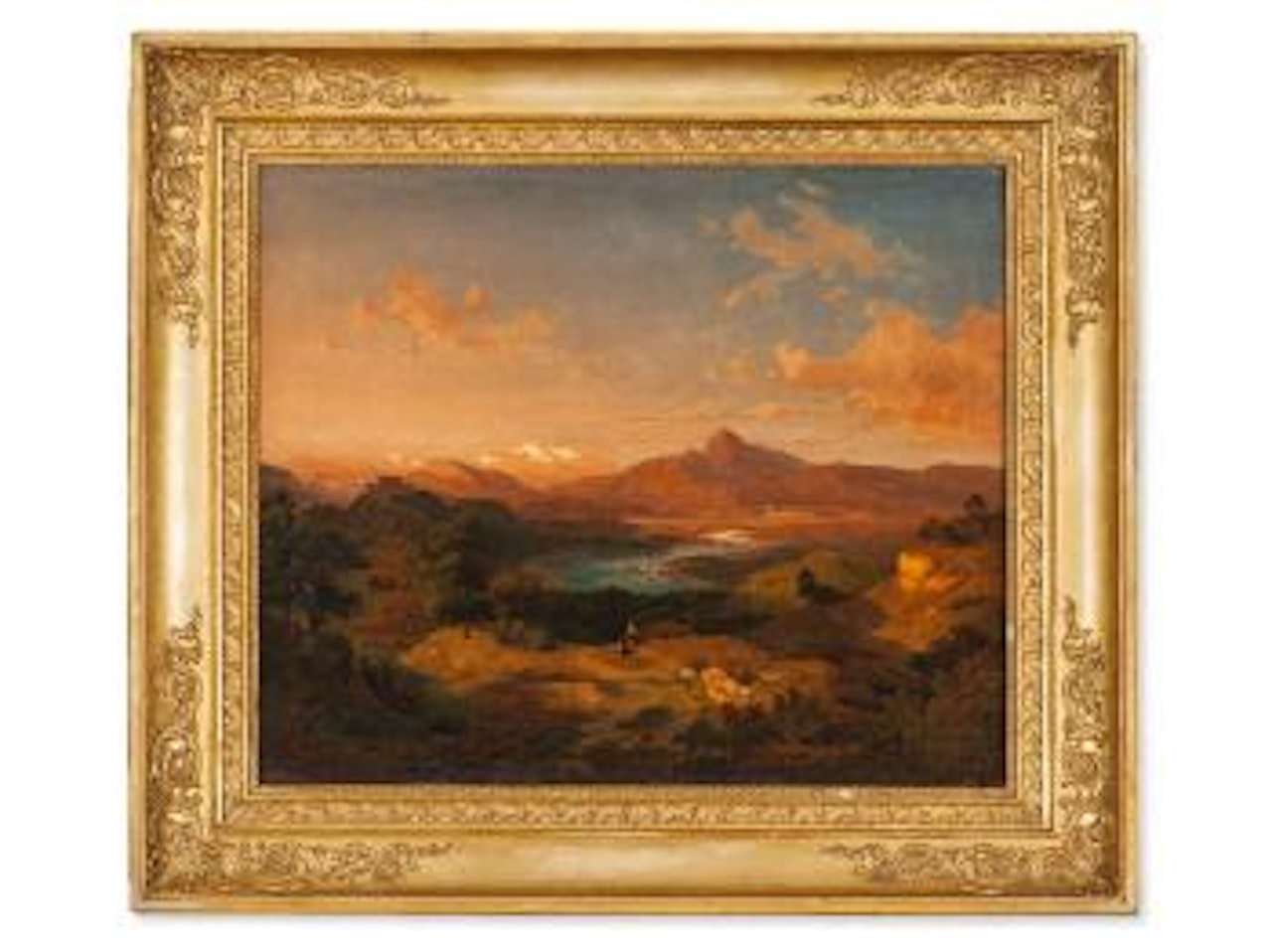 View Of Salzburg by Alexandre Calame