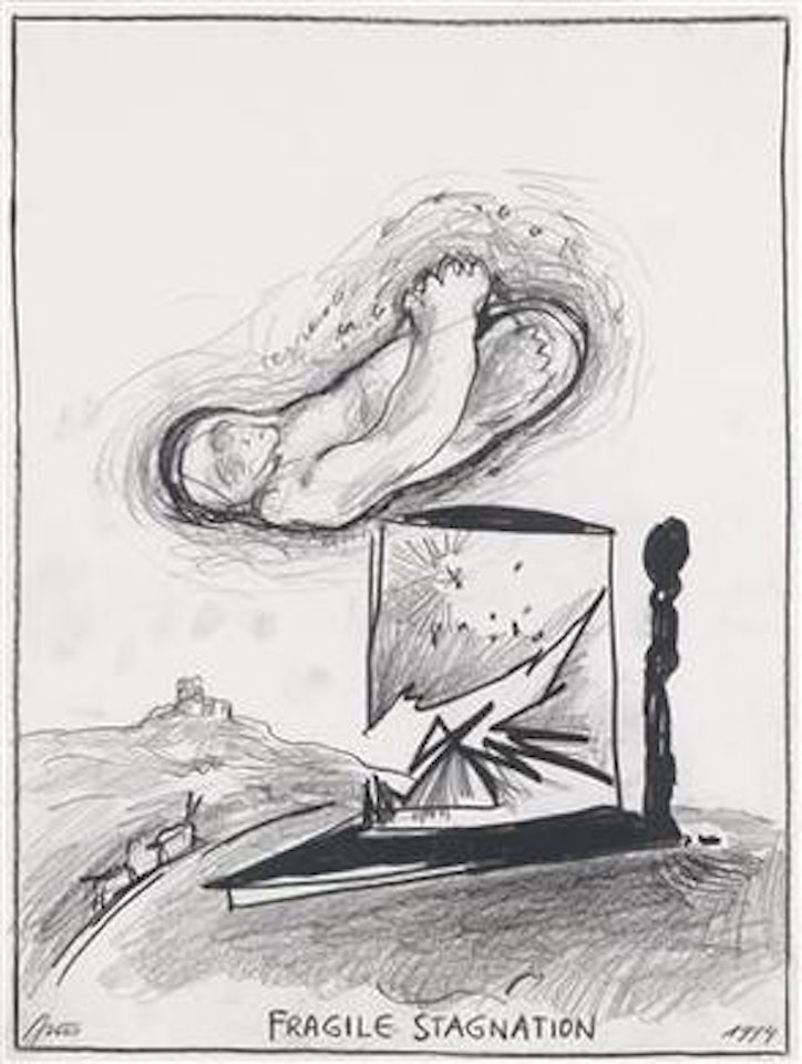 Fragile stagnation by Gunter Brus