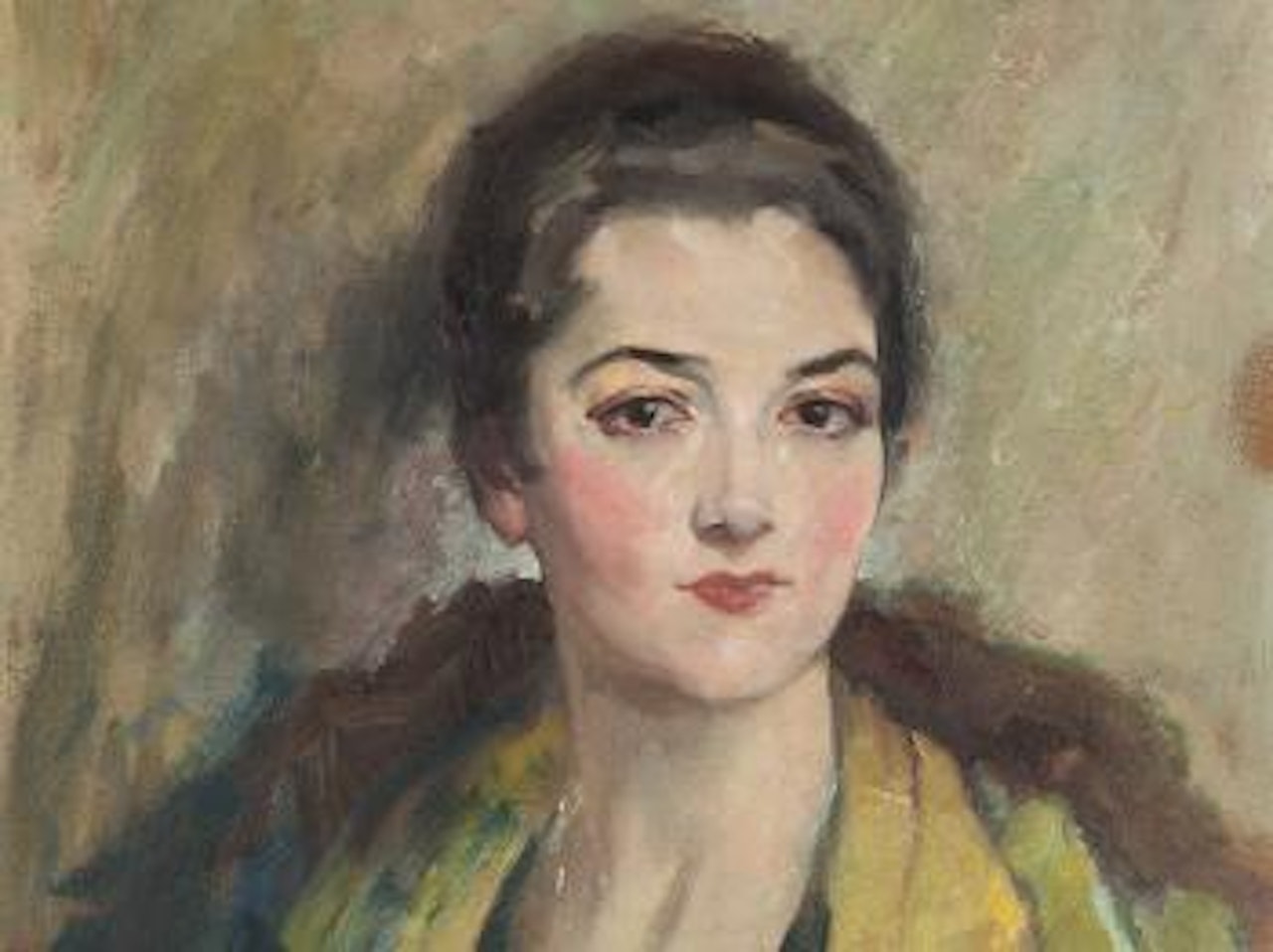 Portrait Of a Young Woman by Edward Cucuel