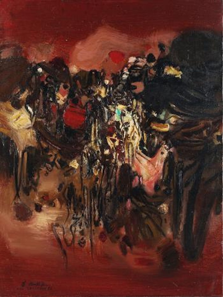 Composition No. 232 by Chu Teh-Chun