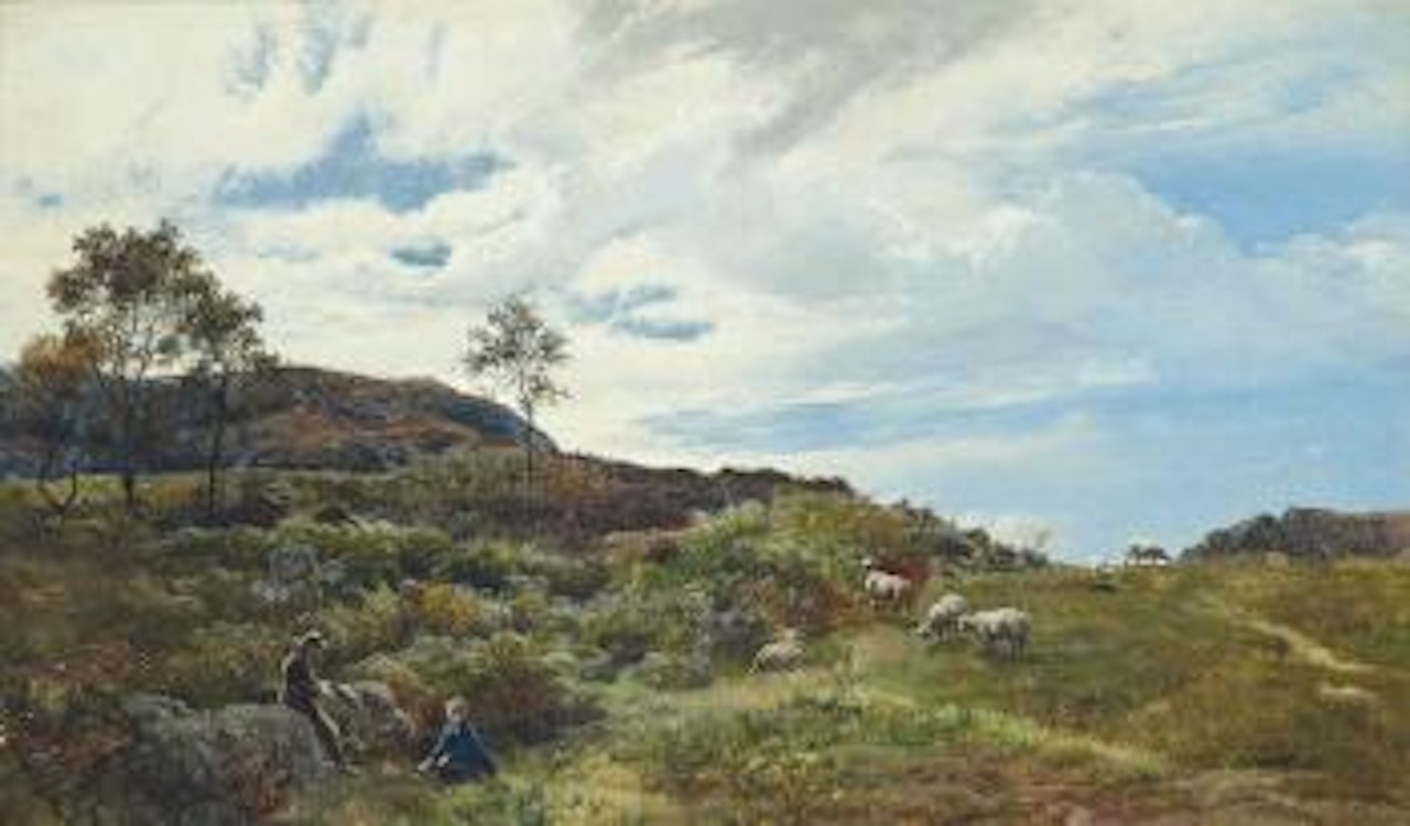 The shepherd's rest by Sidney Richard Percy