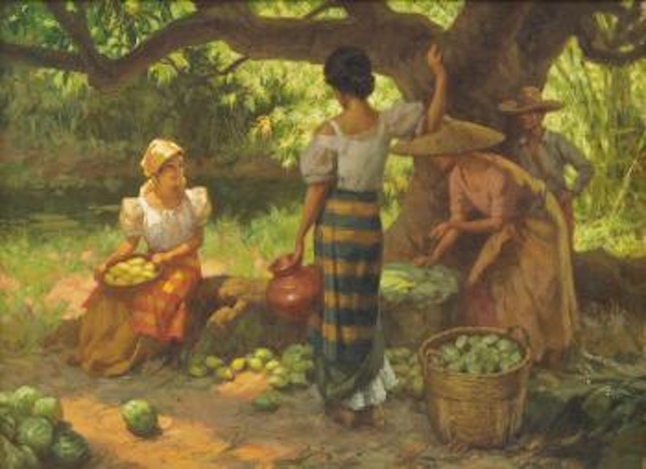 Under The Mango Tree by Fernando Amorsolo