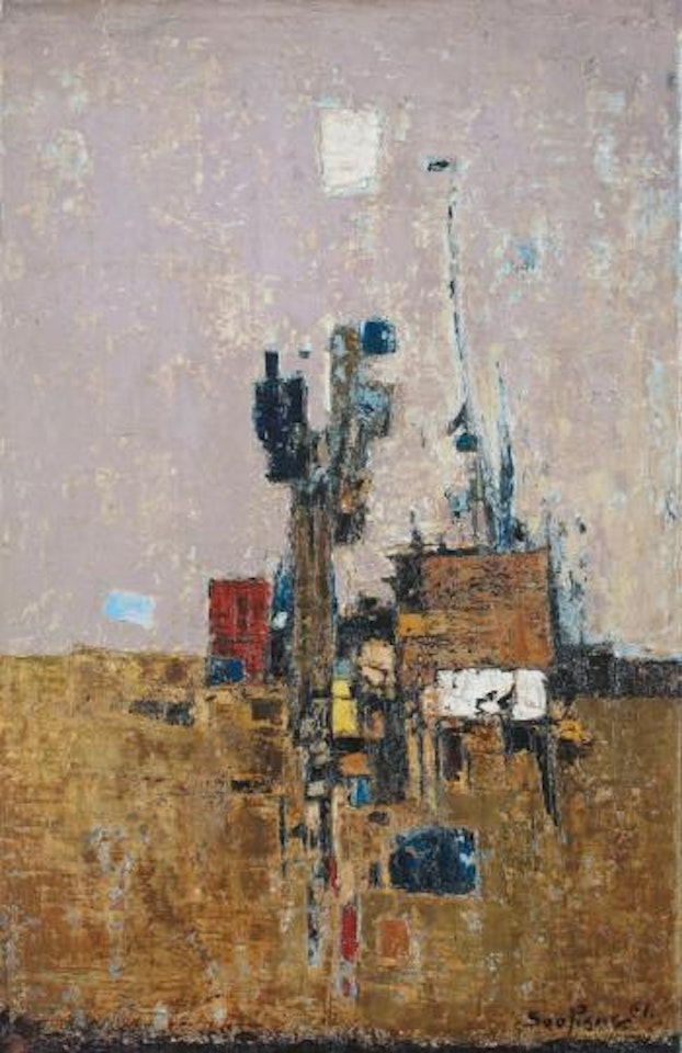 Abstract Landscape by Cheong Soo Pieng