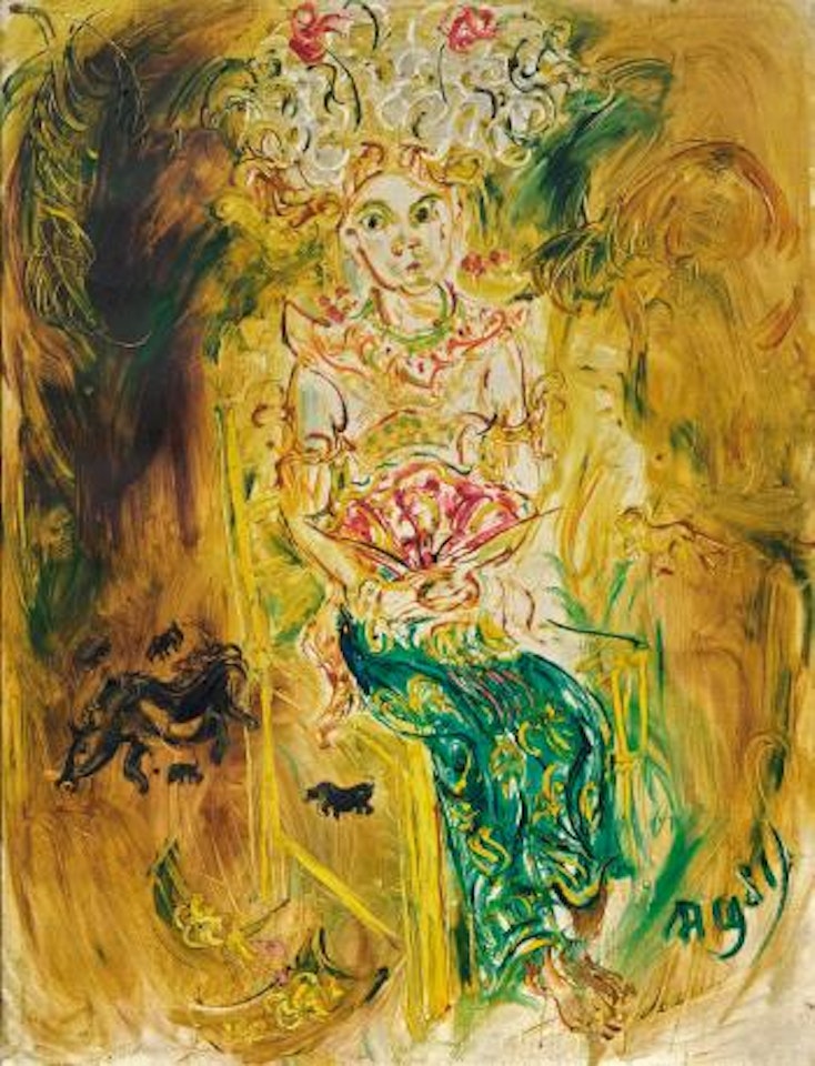 Seated Dancer by Affandi