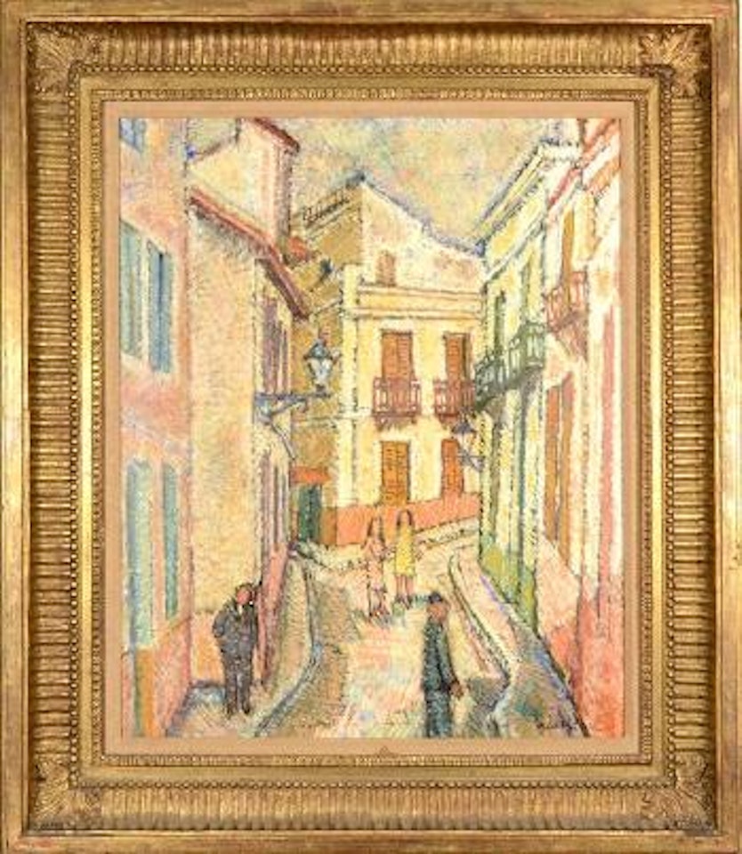 Village Street Scene by Gustave Loiseau