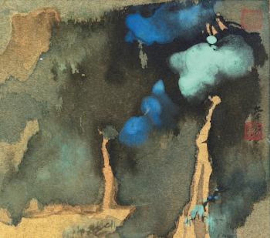 Splash color Landscape by Zhang Daqian