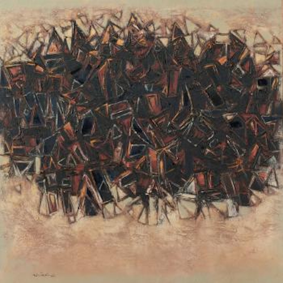 Reminiscence of African Sculpture by Gulam Rasool Santosh