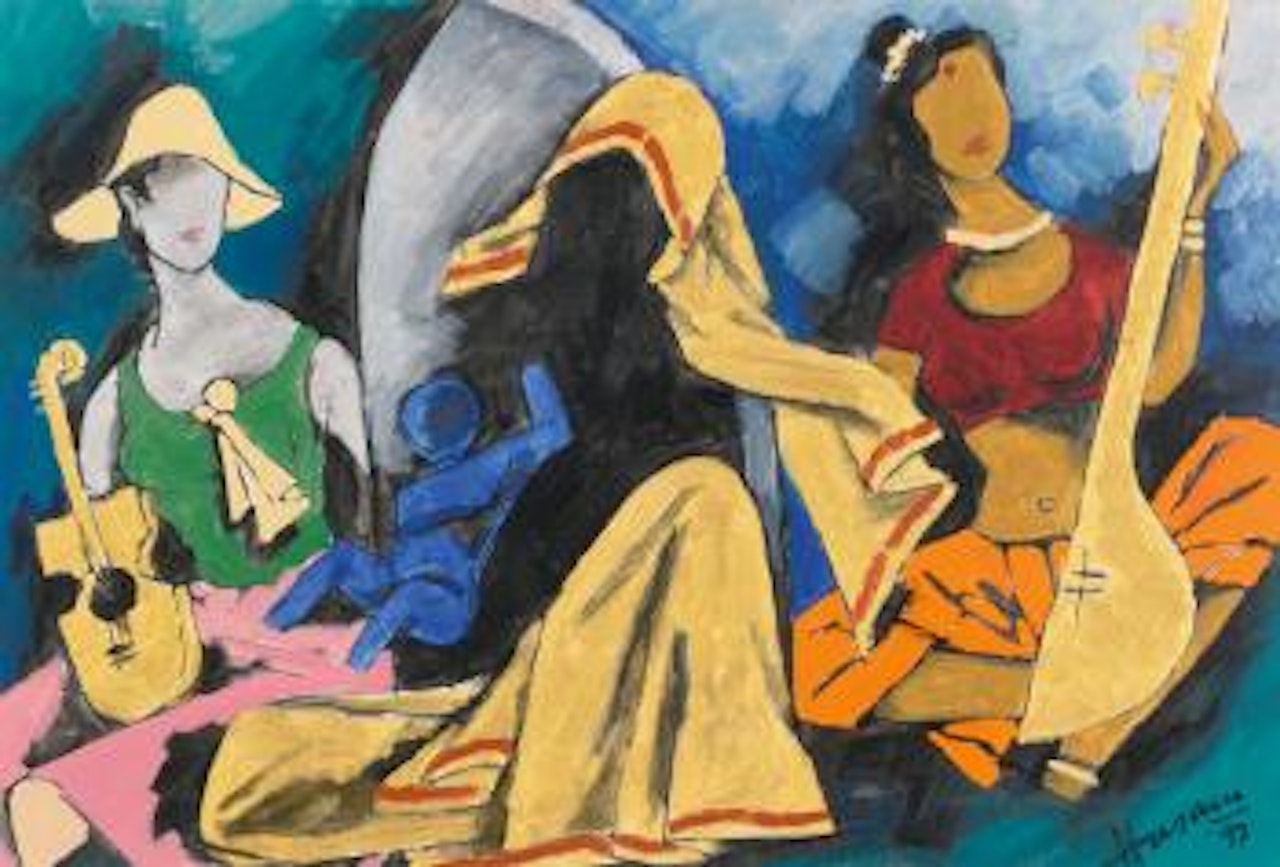 Untitled by M.F. Husain