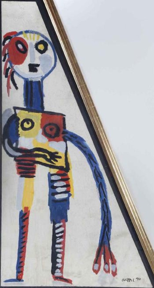 Sketch for playroom no.1 by Karel Appel