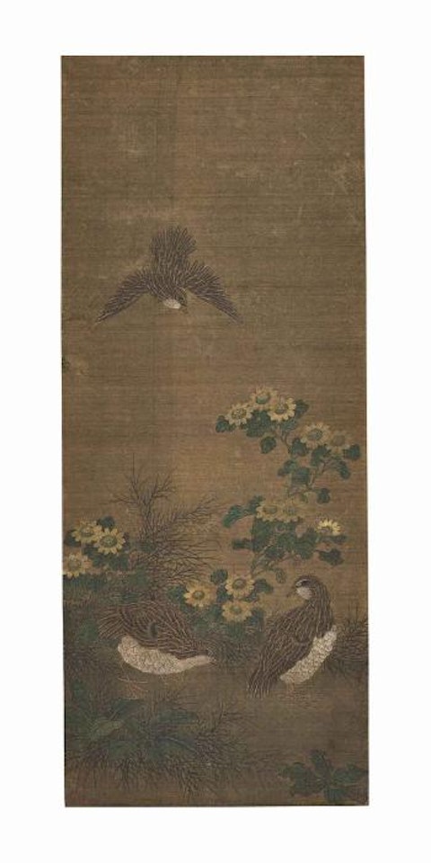 Flowers and birds by Chinese School