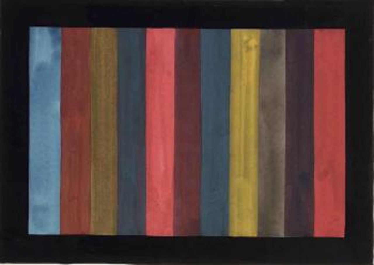 Vertical bands by Sol LeWitt