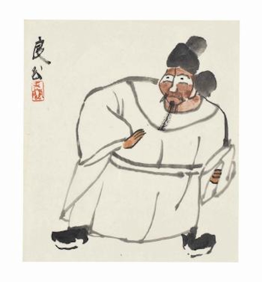 Opera figure by Guan Liang