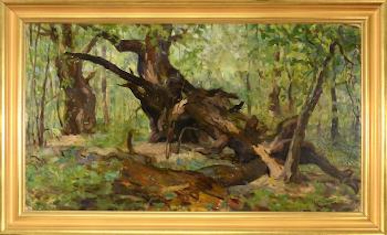 Forest Interior by Leon Wyczolkowski