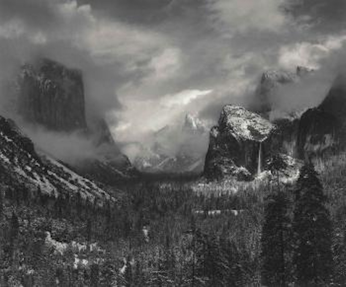 Clearing Winter Storm, Yosemite Valley by Ansel Adams