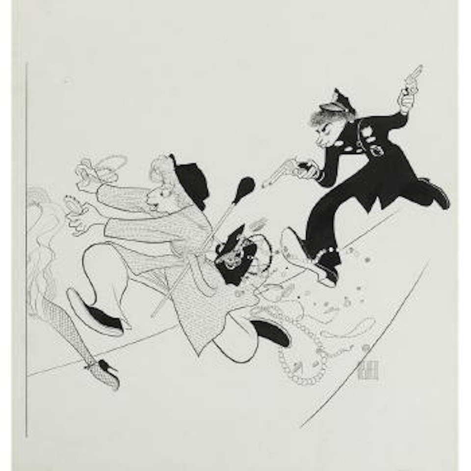 The Incredible Jewel Robbery by Al Hirschfeld