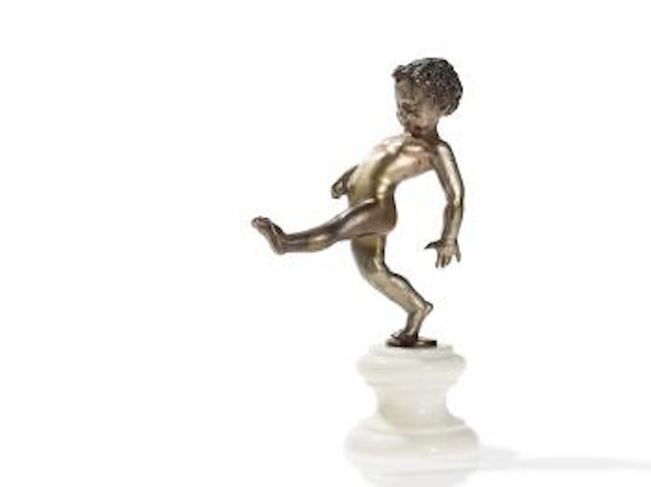 Little Boy Playing by Josef Lorenzl