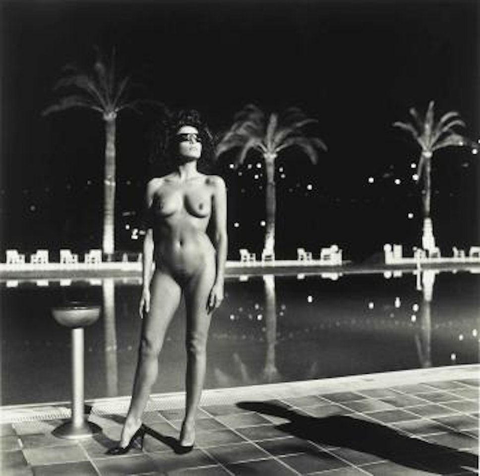 Pool, Old Beach Hotel, Monte Carlo by Helmut Newton