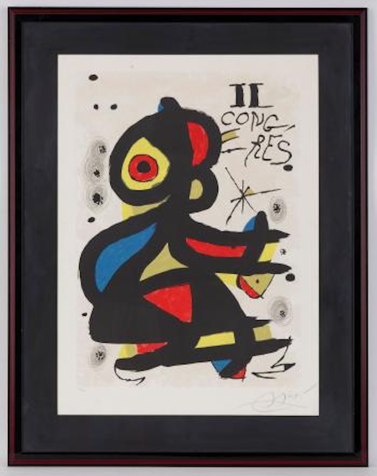 Il Congres de Pediates de lengua catalana by Joan Miró