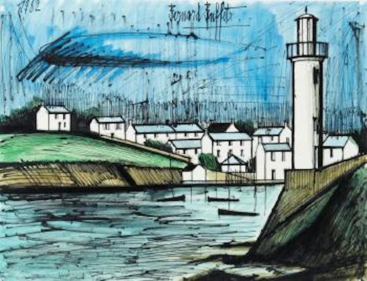 Port breton by Bernard Buffet