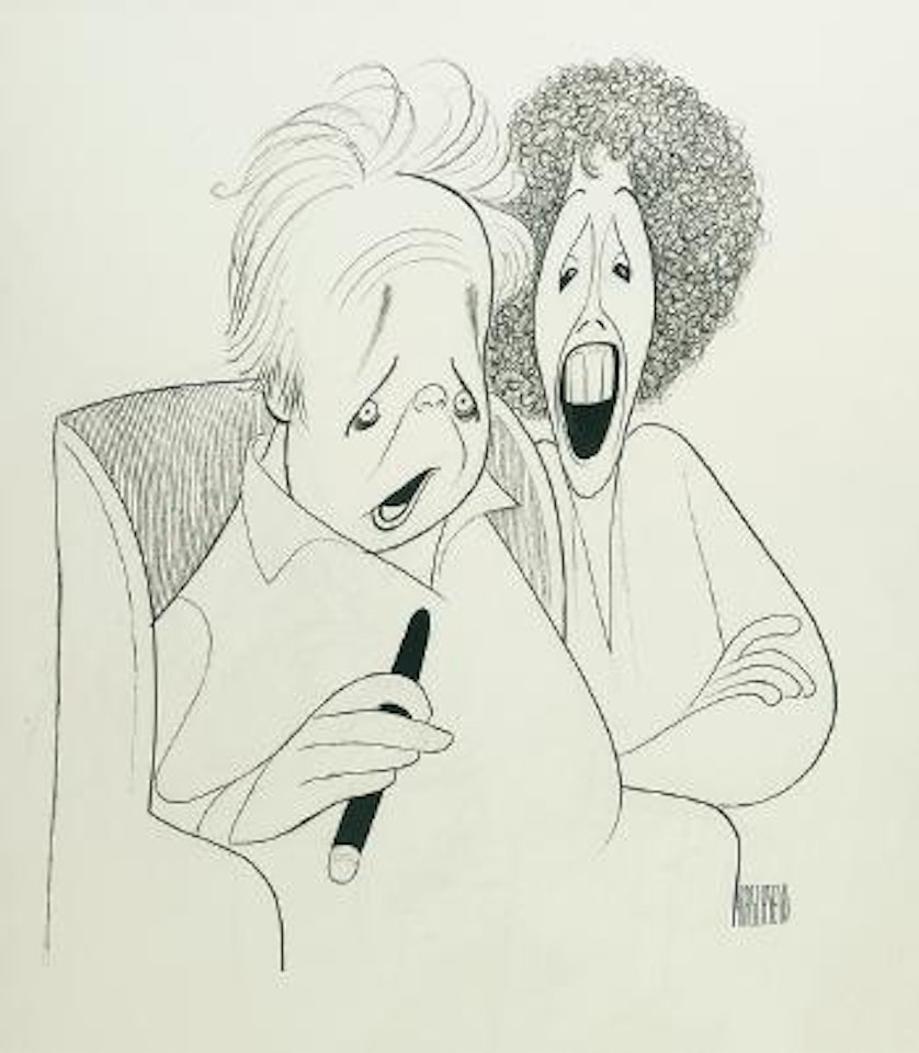 All in the family by Al Hirschfeld