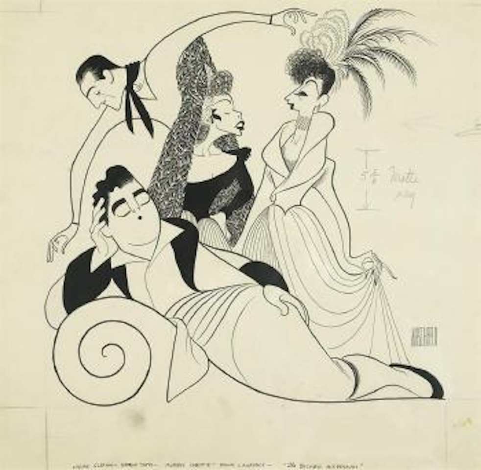 The Duchess misbehaves by Al Hirschfeld