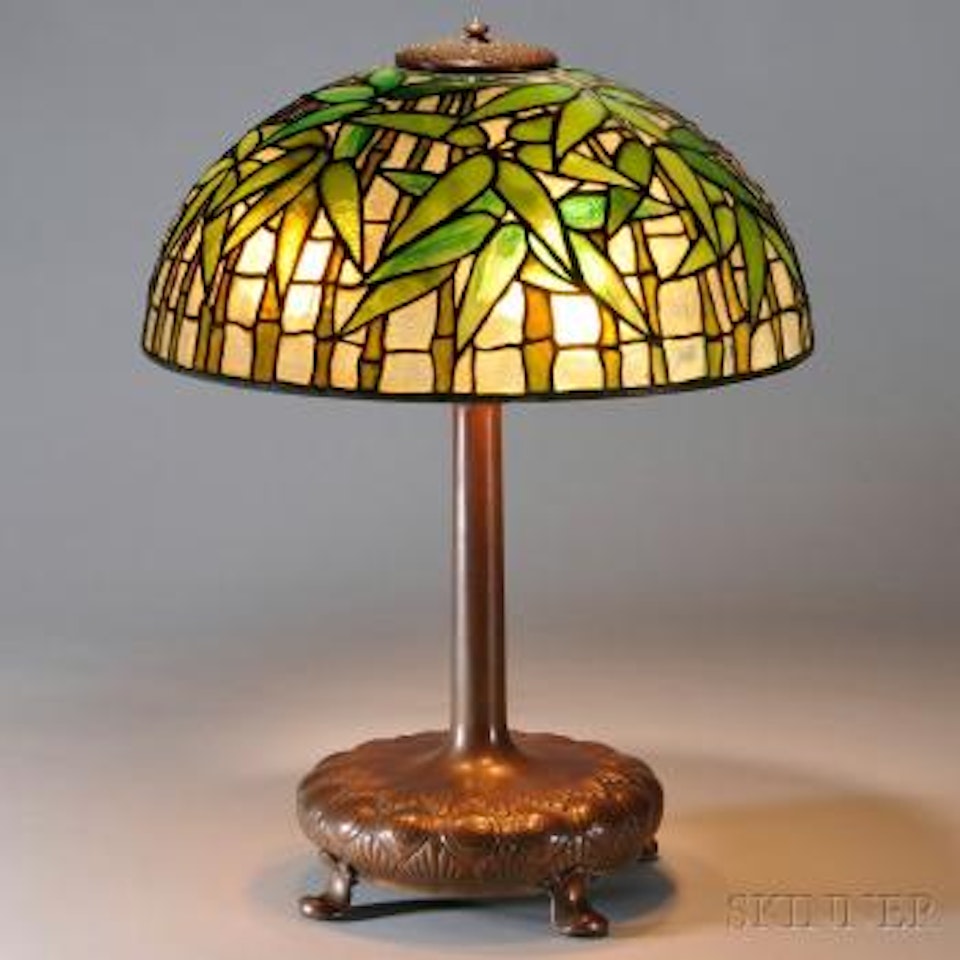 Bamboo Table Lamp by Tiffany Studios