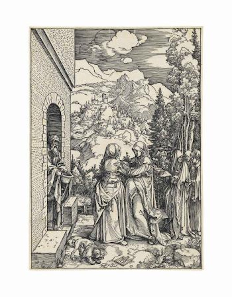 The Visitation, from The Life of the Virgin (B. 84; M., Holl. 196) by Albrecht Dürer